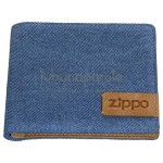 Portofel din piele naturala si material textil de calitate marca Zippo